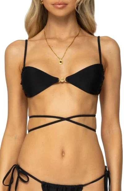 EDIKTED EDIKTED BUFFIE WRAP BIKINI TOP