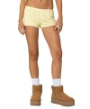Edikted Buffy Shorts In Yellow