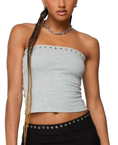 EDIKTED BUILT IN BRA GROMMET TUBE TOP