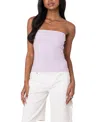 Edikted Tube Top In Lilac