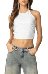Edikted Caity Halter Top In Off-white