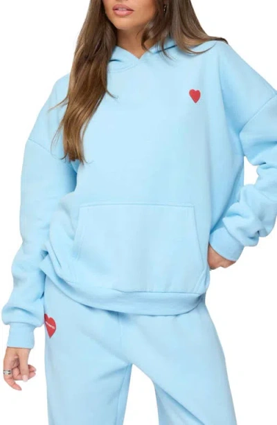 Edikted Call Me Hoodie In Blue