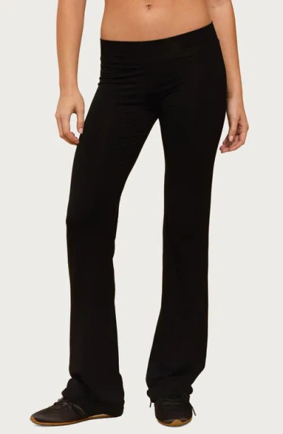 Edikted Callan Flare Pants In Black
