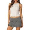 Edikted Calliope Back Cut Out Top In Cream
