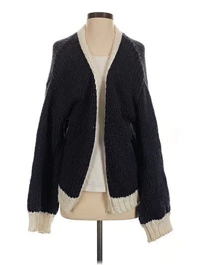 Pre-owned Edikted Cardigan Sweater In Blue