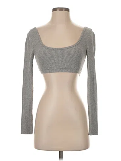 Pre-owned Edikted Cardigan Sweater In Gray