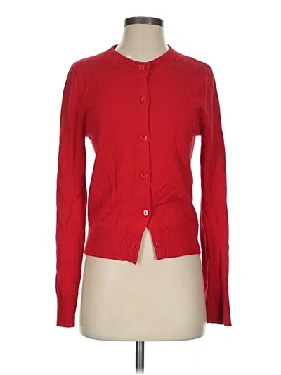Pre-owned Edikted Cardigan Sweater In Red