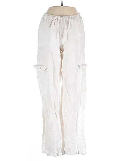 Pre-owned Edikted Cargo Pants In White