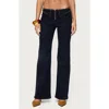 Edikted Carys Low Rise Stud Flare Jeans