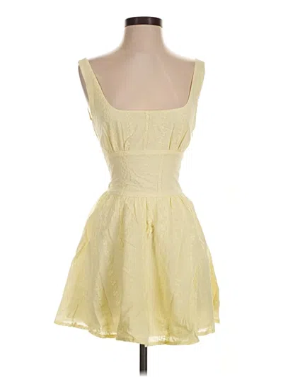 Pre-owned Edikted Casual Dress In Yellow