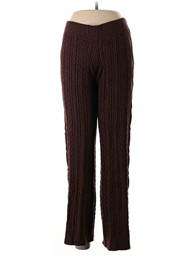 Pre-owned Edikted Casual Pants In Brown