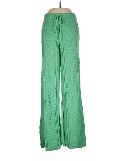 Pre-owned Edikted Casual Pants In Green