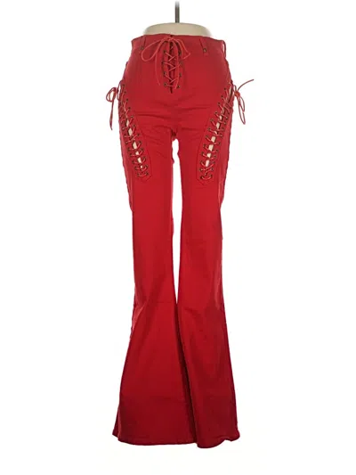 Pre-owned Edikted Casual Pants In Red