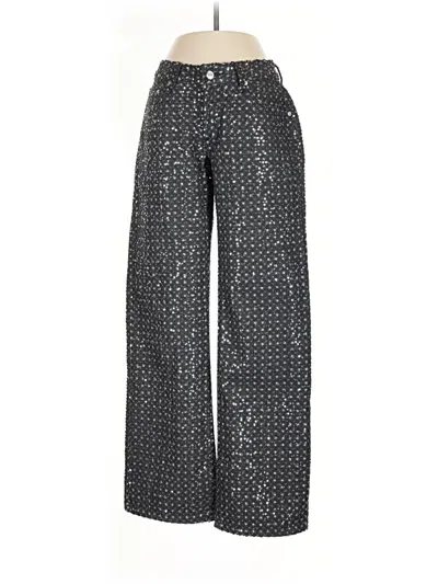 Pre-owned Edikted Casual Pants In Silver