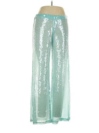 Pre-owned Edikted Casual Pants In Teal