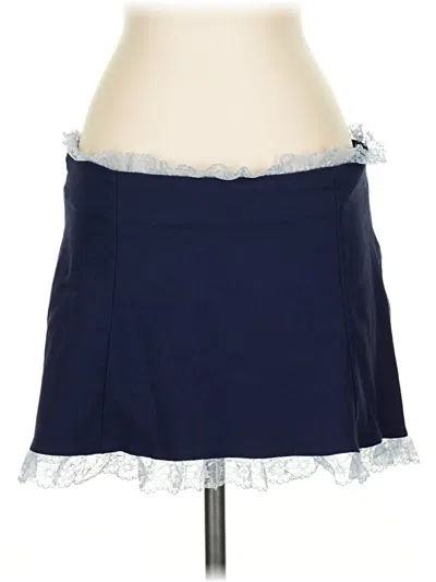 Pre-owned Edikted Casual Skirt In Blue