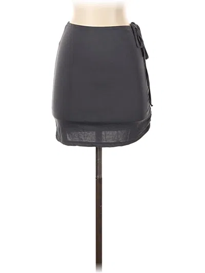 Pre-owned Edikted Casual Skirt In Gray