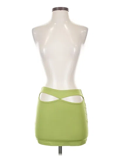 Pre-owned Edikted Casual Skirt In Green