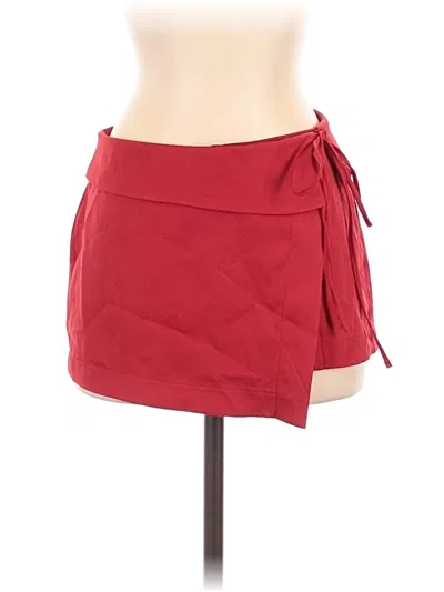 Pre-owned Edikted Casual Skirt In Red