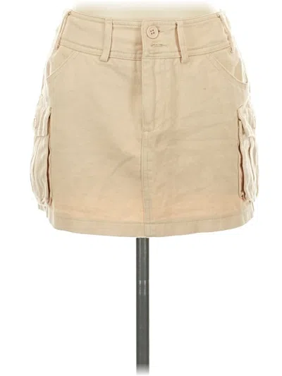 Pre-owned Edikted Casual Skirt In Tan