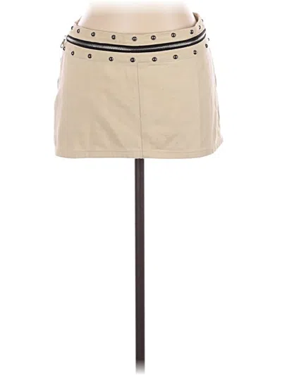 Pre-owned Edikted Casual Skirt In Tan