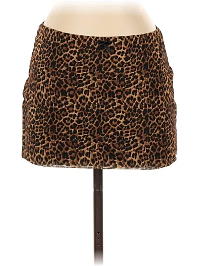 Pre-owned Edikted Casual Skirt In Tan