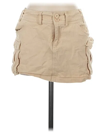 Pre-owned Edikted Casual Skirt In Tan