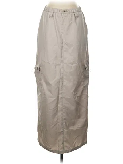 Pre-owned Edikted Casual Skirt In Tan