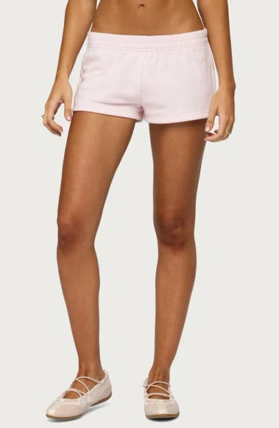 Edikted Cataleya Shorts In Light-pink
