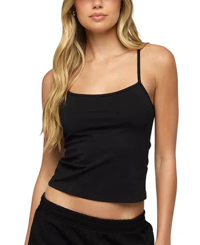 Edikted Cataleya Stretch Cotton Camisole In Black