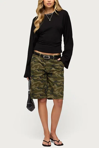 Edikted Charlisa Cinched Waist Top In Black, Women's At Urban Outfitters