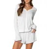 Edikted Chelsey Pointelle Button-up Top In White