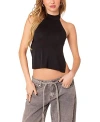 Edikted Women's Clara Open Back Halter Top In Black