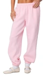 Edikted Clark Oversize Sweatpants In Light-pink