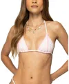 Edikted Clayton Lace Triangle Bikini Top