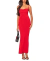 Edikted Women's Clea Open Back Maxi Dress In Red