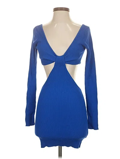 Pre-owned Edikted Cocktail Dress In Blue