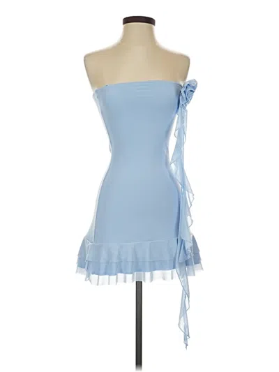 Pre-owned Edikted Cocktail Dress In Blue