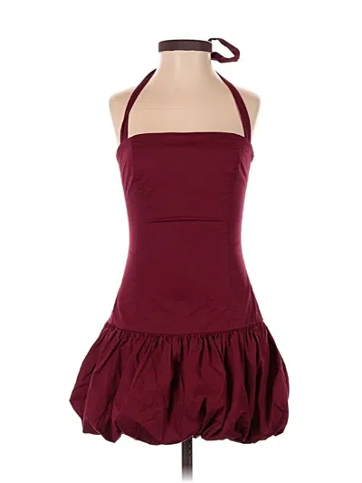 Pre-owned Edikted Cocktail Dress In Burgundy