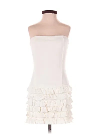 Pre-owned Edikted Cocktail Dress In Ivory