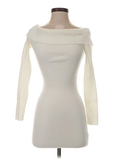 Pre-owned Edikted Cocktail Dress In Ivory