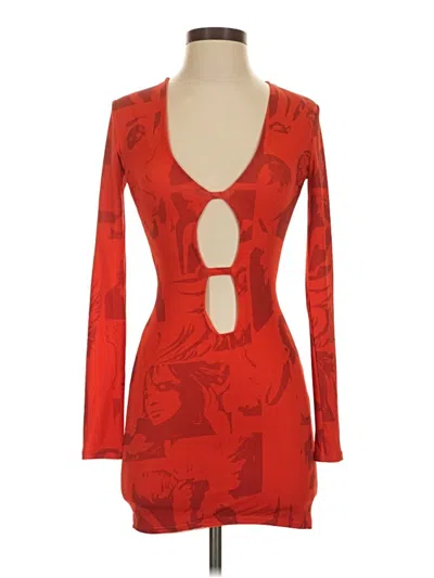 Pre-owned Edikted Cocktail Dress In Red