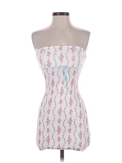 Pre-owned Edikted Cocktail Dress In White