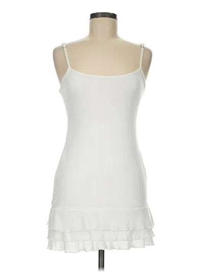 Pre-owned Edikted Cocktail Dress In White