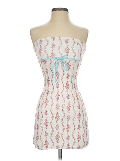 Pre-owned Edikted Cocktail Dress In White