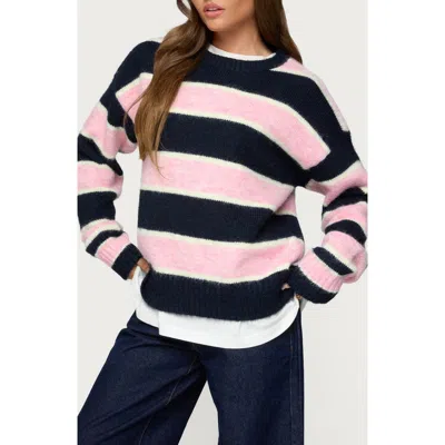 Edikted Conrad Stripe Sweater In Multi
