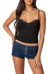 Edikted Coryn Lacey Cupped Corset In Black