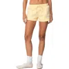 Edikted Girl Shorts In Yellow
