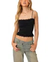 Edikted Cruella Lace Trim Camisole In Black