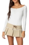 Edikted Cyndi Off The Shoulder Bodysuit